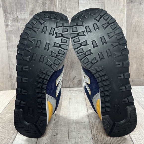 New Balance 515 V3 Classic Gray Navy Yellow Sneaker Shoes-Mens 5.5 OR Womens 7 - Picture 5 of 5